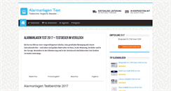 Desktop Screenshot of alarmanlagen-test.org